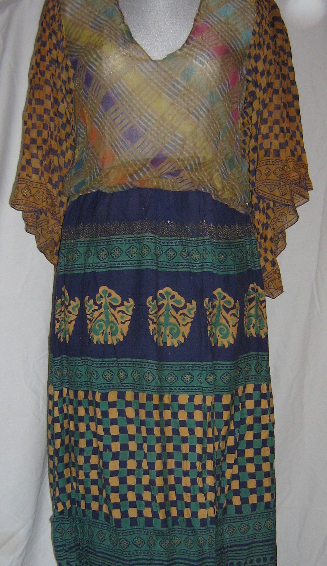 Hand block printed pieces by Way India