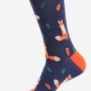 men's fox bamboo socks