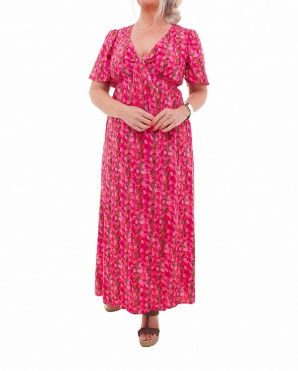 raspberry lupin maxi dress