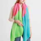 turquoise blanket scarf