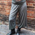 khaki bamboo trousers