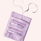 pink velvet jewellery roll