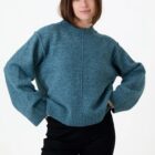 blue seam detail jumper