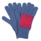 fairisle knit gloves