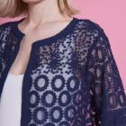 navy lace jacket