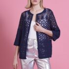 navy lace jacket