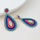 beaded teardrop earrings
