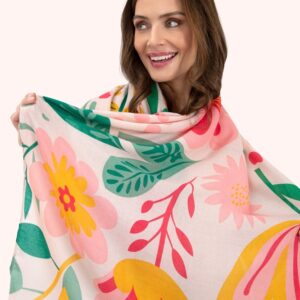 powder flower pop scarf
