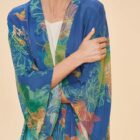 powder hummingbird kimono jacket