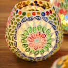 ayana glass tealight holder