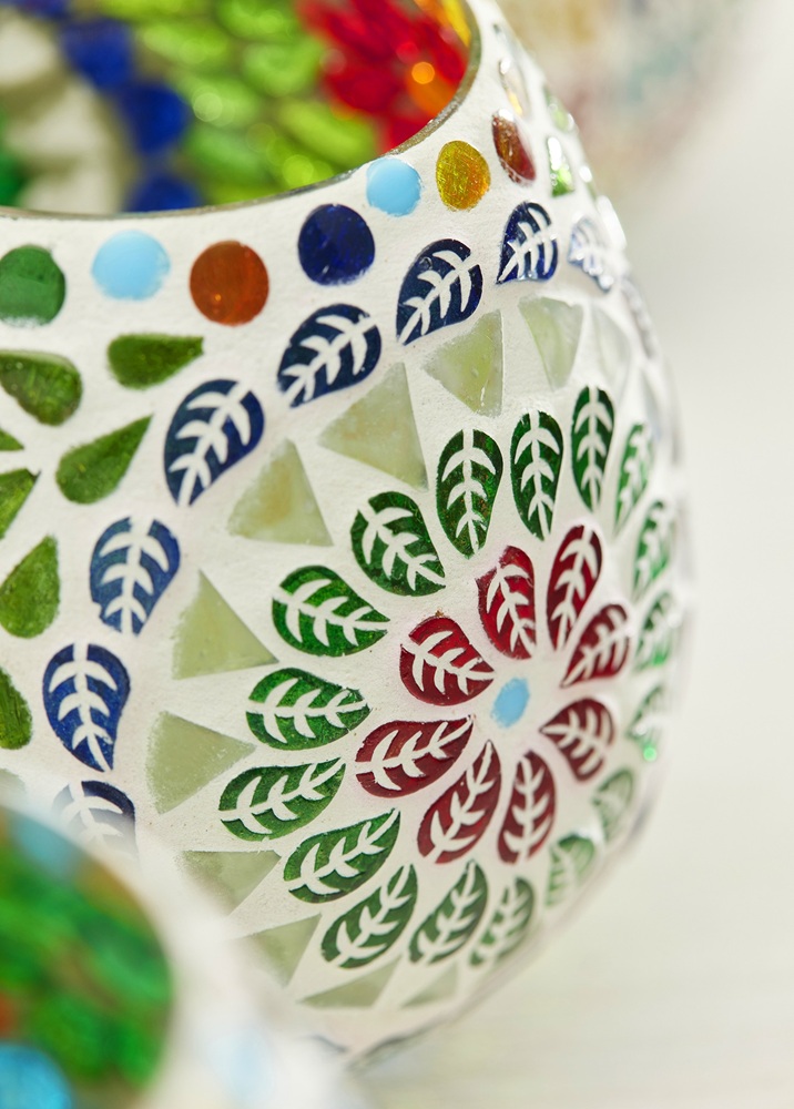 ayana glass tealight holder