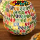 recycled glass tealight holder