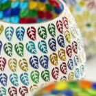 recycled glass tealight holder