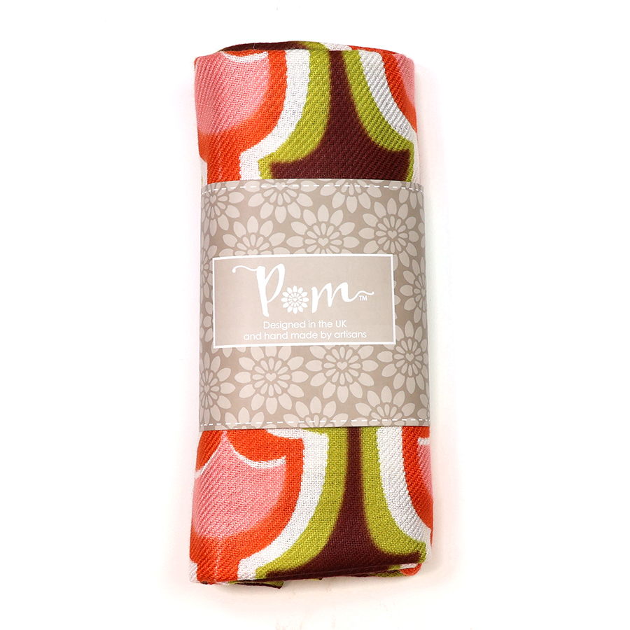 retro print bamboo scarf