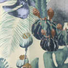 satin elephant print scarf