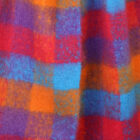recycled check scarf